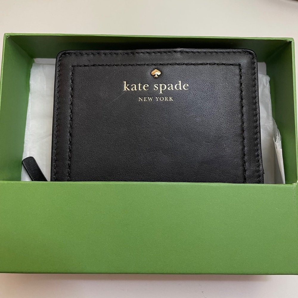 Kate Spade Leather Black Wallet